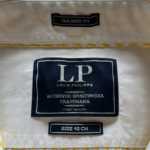 Louis Philippe | Casual Shirt | Mens | Large | Yellow - Picture 5 of 7